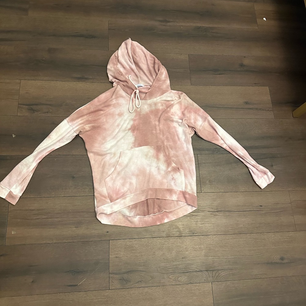 Pink Tie-Dye Hoodie